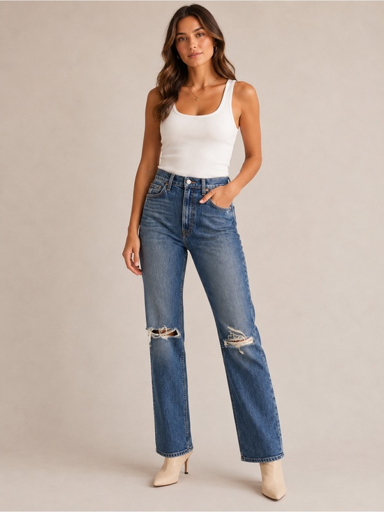 MOTHER Denim - Mother High Waisted Rider Skimp Jean